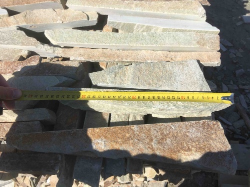 Горбушка златолит золотистый для облицовки купить в Ярославской области