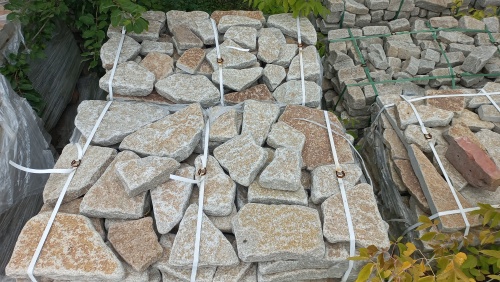 Гранитный плитняк галтованный для парковки купить в Ярославской области