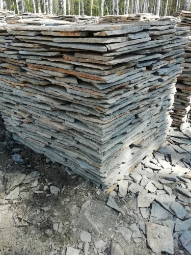 Плитняк златолит Уральский для цоколя, отмостки купить в Ярославской области