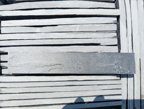 Плитка чёрная из натурального камня фасадная 30 см * 5 см, толщина 7 мм -30 мм купить в Ярославской области